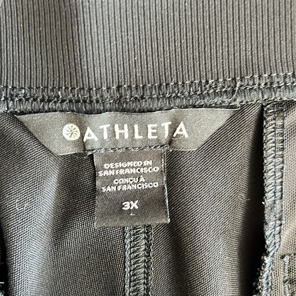 ATHLETA Black Pants, Size 3X - Picture 2 of 10